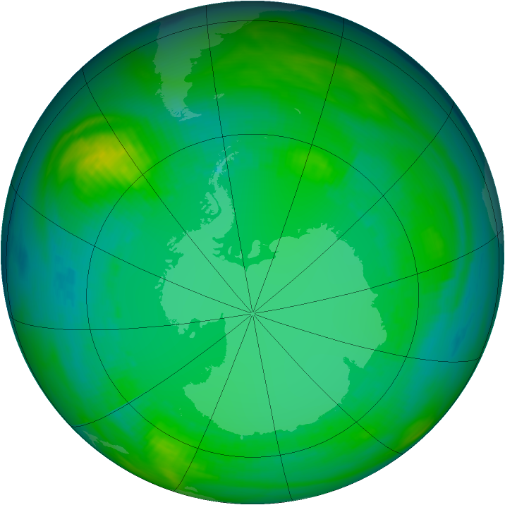 Ozone Map 1983-08-02